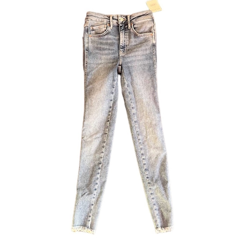 FREE PEOPLE We The Free Denim Skinny Jeans Mid Rise Sierra Size 24 NWT